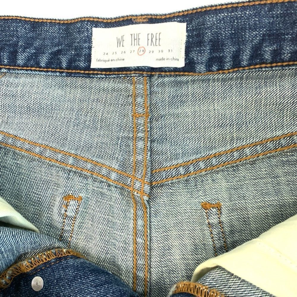 Free People Cut Off High Rise Frayed Camp Shorts - Picture 11 of 11